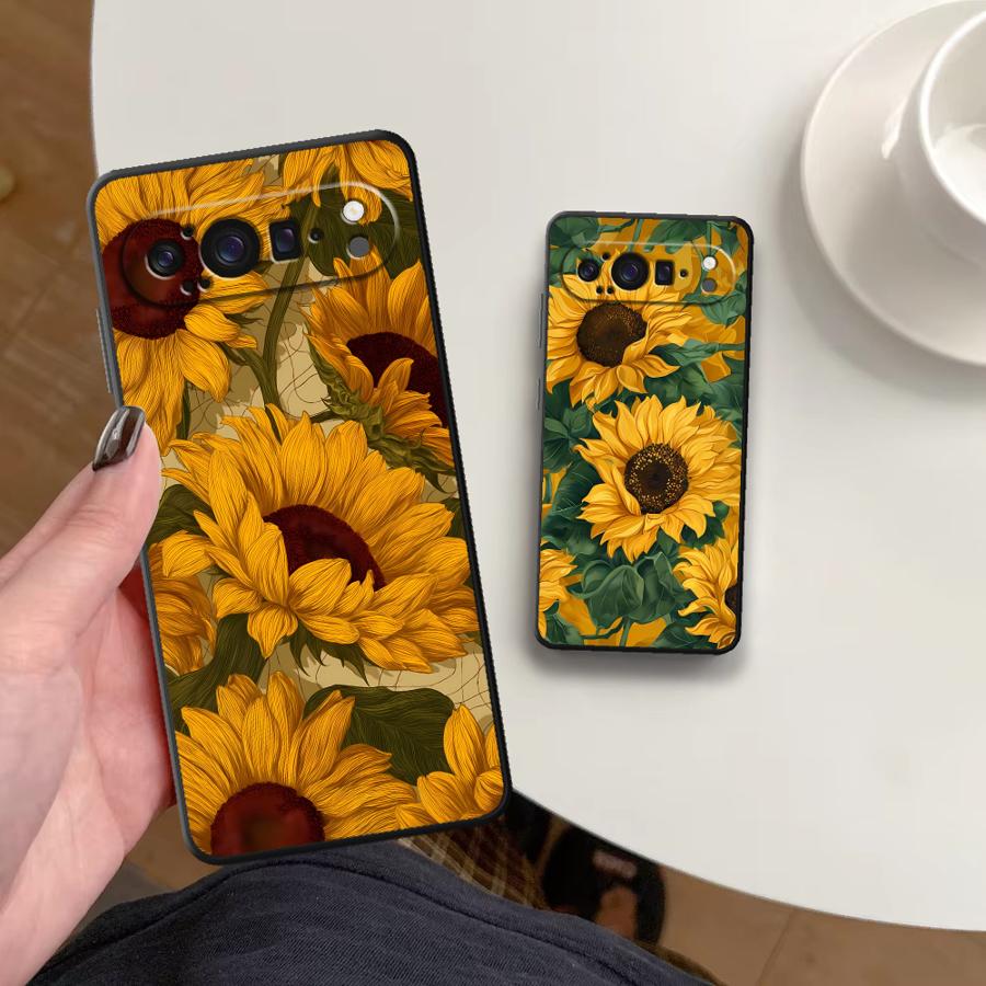 Google Pixel 8A - Coque de téléphone Sunflower Sea Funda