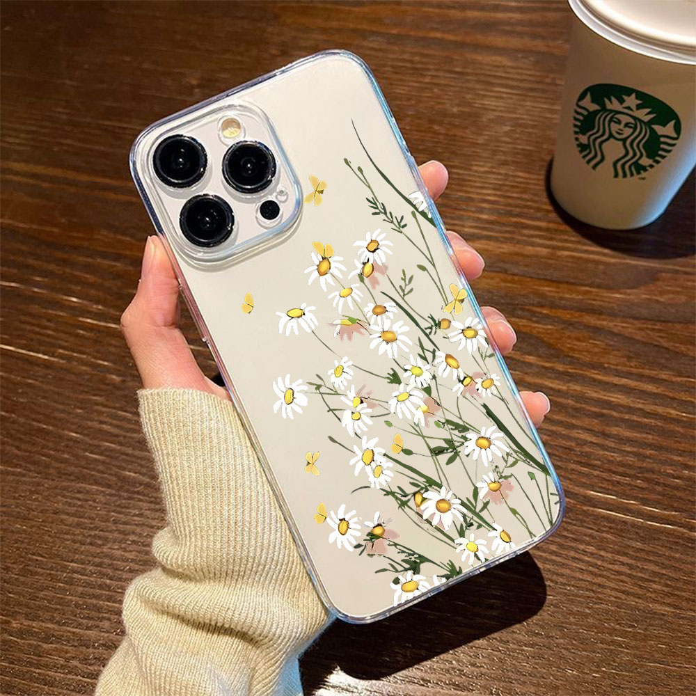 Apple Iphone 15 - Nouvelle coque de téléphone Daisy pour